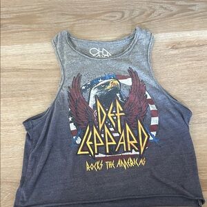 Def Leppard Wide Arm Tank Top